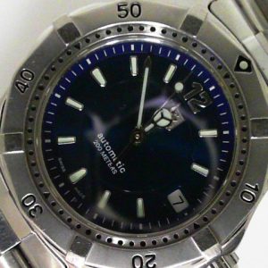 Estate Tag Heuer Divers Year: 2002
Vendor Style #: 001-43271-002 2000 Classic autp SN: HE3117
37mmmm StainlessSteel
Dial: Blue hash
Box Included/Papers Included
Condition Very Good
1 Year Warranty