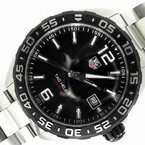 Estate Tag Heuer Divers
Vendor Style #: WAZ1110 Formula 1 quartz SN: WZP1666
41.5mm StainlessSteel
Dial: Black Arabic hash
Box Not Included/Papers Not Included
Condition Very good
1 Year Warranty