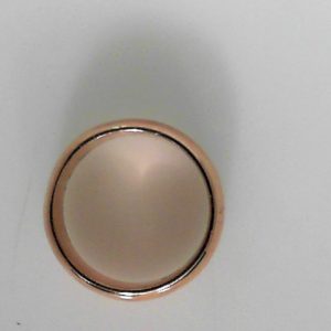 Rosé 9 Karat Polished Band Estate Ring Width 8.4 mm 
Size: 6.75 
Gram Weight 8.1 gr