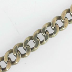 Yellow 14 Karat Polished Curb Estate Bracelet Width 5.1 mm 
Length 8.5 in 
Gram Weight 22.67 gr