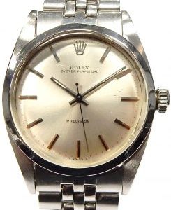 Mixed Estate Watch - Rolex Dress 1956 Oyster 6298
Vendor Style #: Rolex Oyster Calibre A296-775 Jubilee
36 StainlessSteel
Dial:Silver
Box Not Included/Papers Not Included
Condition Service Dial, Hour & Min Hands. Rare Model
1 Year Warranty