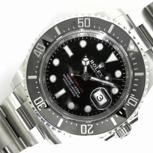 Estate Rolex Divers Year: 2022
Vendor Style #: 126600 Sea-Dweller Anniversary SN: 77GW9344 Oyster
43mm StainlessSteel
Dial: Black plots 
Box Included/Papers Included
Condition Very Good
1 Year Warranty