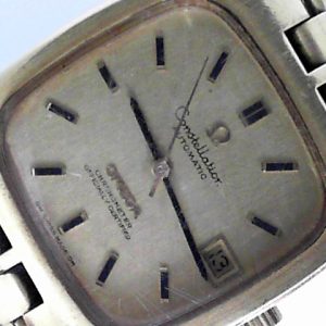 Estate Omega Dress Year: 1970
Vendor Style #: 166.059 168.059 Burt Langcaster SN: 32080343 
33mmmm 18 Karat
Dial: Champagne stick 
Box Not Included/Papers Not Included
Condition fair
1 Year Warranty