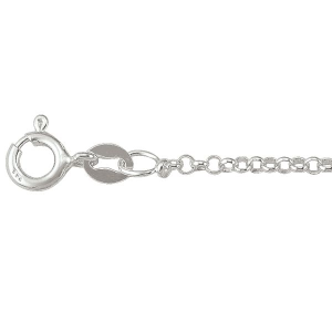 Yellow Sterling Silver Polished Rolo Chain Width 2 mm 
Length 30 in 
Gram Weight 4.73 gr