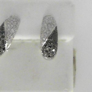 Diamond Earrings 
14 Karat White Diamond Earrings 
 
50 Center Diamonds Shape: Round With 54 Round Diamonds 0.73 ctw 1.36