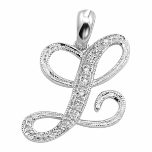 Diamond Pendant/Necklace 
14 Karat White Diamond Pendant 
 
9 Center Diamonds Shape: Round 0.05