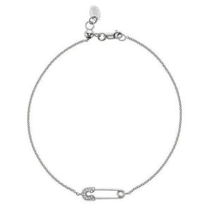 Diamond Bracelets 
14 Karat White Diamond Bracelet Length: 7in 
Gram Weight 0.47 
24 Center Diamonds Shape: Round 0.05