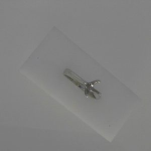 White 14 Karat Polished Free Form Remount 
Size: 6 
Gram Weight 2.81 gr