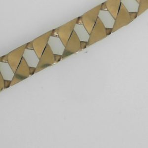 Yellow 10 Karat Polished Curb Estate Chain 
Length 8 in 
Gram Weight 28.9 gr