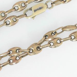 Yellow 10 Karat Polished Gucci Link Estate Chain 
Length 19 in 
Gram Weight 7.93 gr