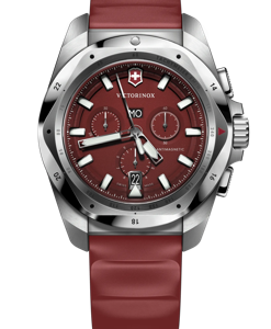 Victorinox Swiss Army 241986 Automatic Watch
StainlessSteel White Strap Buckle Red Rubber