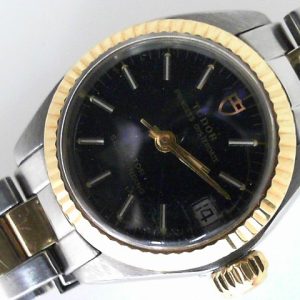 Estate Rolex Dress Year: 1978
Vendor Style #: 92313 Princess OysterDate SN: 897739 Oyster
23mm StainlessSteel
Dial: Black hash 
Box Not Included/Papers Not Included
Condition Fair
1 Year Warranty