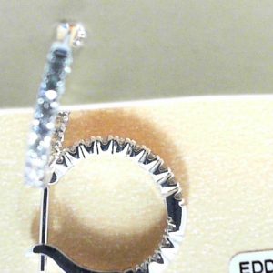 Diamond Earrings 
14 Karat White Diamond Earrings 
Gram Weight 2.98