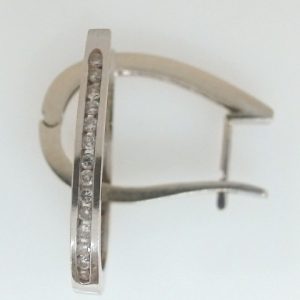 Estate Diamond Earrings 
14 Karat Yellow Estate Diamond Earrings 
Gram Weight 4.42 
28 Center Diamonds Shape: Round; Clarity: I1; Colour: J 0.25