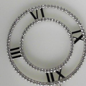 Tiffany & Co. Estate Diamond Pendant/Necklace 
18 Karat White Estate Diamond Pendant 
Gram Weight 7.5 Chain Style: Rolo 18 Karat White 24 
128 Center Diamonds Shape: Round 0.66