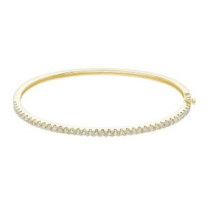 Diamond Bracelets 
14 Karat Yellow Diamond Bracelet 
 
40 Center Diamonds Shape: Round 0.46