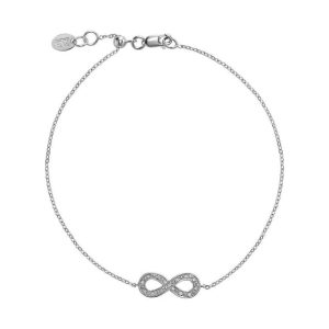 Diamond Bracelets 
14 Karat White Diamond Bracelet Length: 7in Width: 1.1mm 
Gram Weight 1.77 
 Center Diamond Shape: Round 0.06