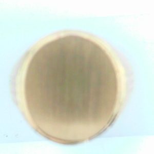 Yellow 10 Karat Estate  Signet Ring
Size: 10.5 
Gram Weight 12.2 gr