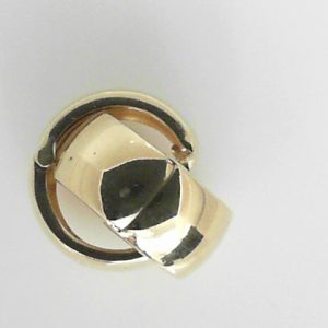 Yellow 14 Karat Polished Small Hoop Earring Width 8 mm 
Gram Weight 3.19 gr