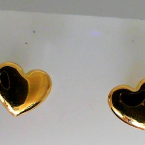 Yellow 14 Karat Polished Stud Earring 
Gram Weight 1.3 gr