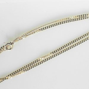 Yellow 14 Karat Polished Cable Link Chain 
Length 19 in 
Gram Weight 4.55 gr