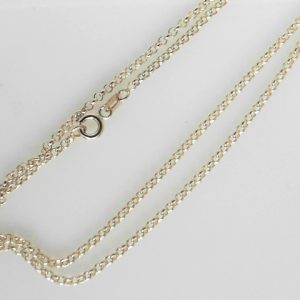 Yellow 14 Karat Polished Paper Clip Chain 
Length 19 in 
Gram Weight 3.96 gr