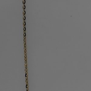 Yellow 14 Karat Polished Cable Link Chain 
Length 20 in 
Gram Weight 2.15 gr