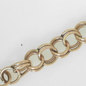 Yellow 14 Karat Polished Cable Link Estate Bracelet 
Length 7 in 
Gram Weight 29.74 gr