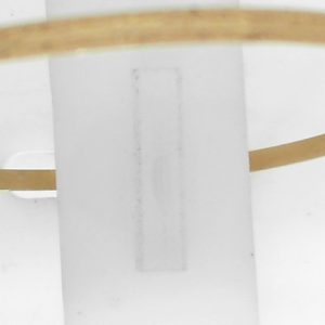 Yellow 10 Karat Engraved Bangle Estate Bracelet 
 
Gram Weight 3.89 gr