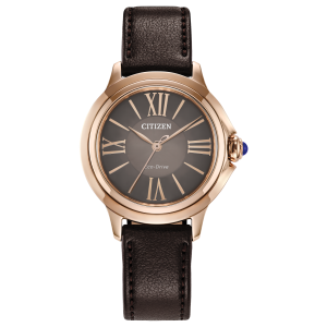 Citizen Watch Co. of Canada EM1163-09X ECO DRIVE Watch
StainlessSteel Rose/White Strap Buckle