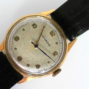 Mixed Estate Watch Movado Dress 1946
Vendor Style #: 8623 281563
29 18 Karat with OEM strap and buckle 
Dial:Silver Arabic plots
Box Not Included/Papers Not Included
Condition Fair
1 Year Warranty