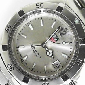 Estate Tag Heuer Divers 
Vendor Style #: WK1112-1 2000 Classic SN: SC1216 
37.5mm StainlessSteel
Dial: Silver sunburst hash 
Box Not Included/Papers Not Included
Condition Very good
1 Year Warranty