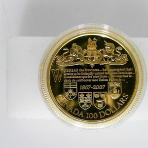 12 grams 14kt gold coin RCM $100.00 
4453 mintage with box