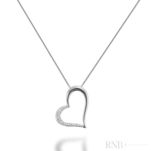 Diamond Pendant/Necklace 
14 Karat White Diamond Pendant 
Gram Weight 2.65 Chain Style: Cable Link 14 Karat White Length: 18in