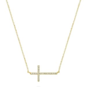 Diamond Pendant/Necklace 
14 Karat Yellow Diamond Pendant 
 Chain Style: Cable Link 14 Karat Yellow Length: 17in 
17 Center Diamonds Shape: Round 0.14