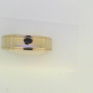 White 14 Karat Polished Band Ring 
Size: 10 
Gram Weight 5.95 gr