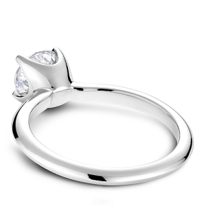 White 14 Karat Polished Contemporary Remount 
Size: 6.5