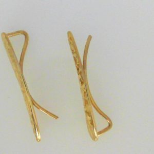Yellow 10 Karat Polished CRAWLERS Earring 
Gram Weight 1 gr