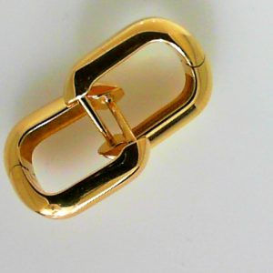 Yellow 14 Karat Polished Small Hoop Earring 
Gram Weight 2.76 gr