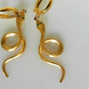 Yellow 14 Karat Polished Drop Earring 
Gram Weight 4.35 gr