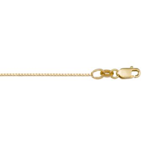 Yellow 14 Karat Polished Box Chain 
Length 18 in 
Gram Weight 2.52 gr
