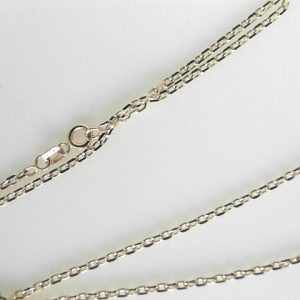 Yellow 14 Karat Polished Cable Link Chain 
Length 21 in 
Gram Weight 5.95 gr