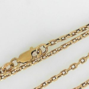 Yellow 14 Karat Polished Marine Estate Chain 
Length 26 in 
Gram Weight 11.42 gr