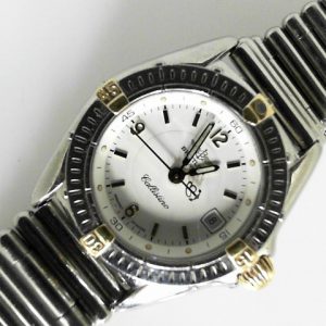 Estate Breitling Dress 
Vendor Style #: B52045 Callistino SN: 16719 
28mm 18K/Stainless Steel
Dial: White hash 
Box Not Included/Papers Not Included
Condition Very good
1 Year Warranty