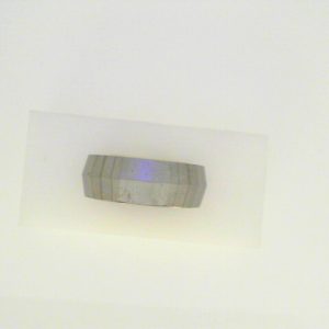 Grey Tungsten Polished Band Ring 
Size: 10