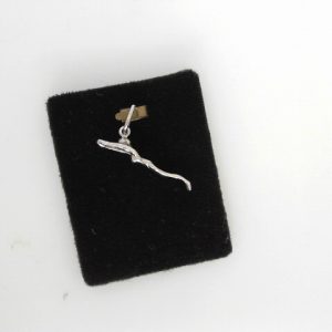 Pendant/Charm
Sterling Silver White Pendant/Charm
 Chain Style: No Chain